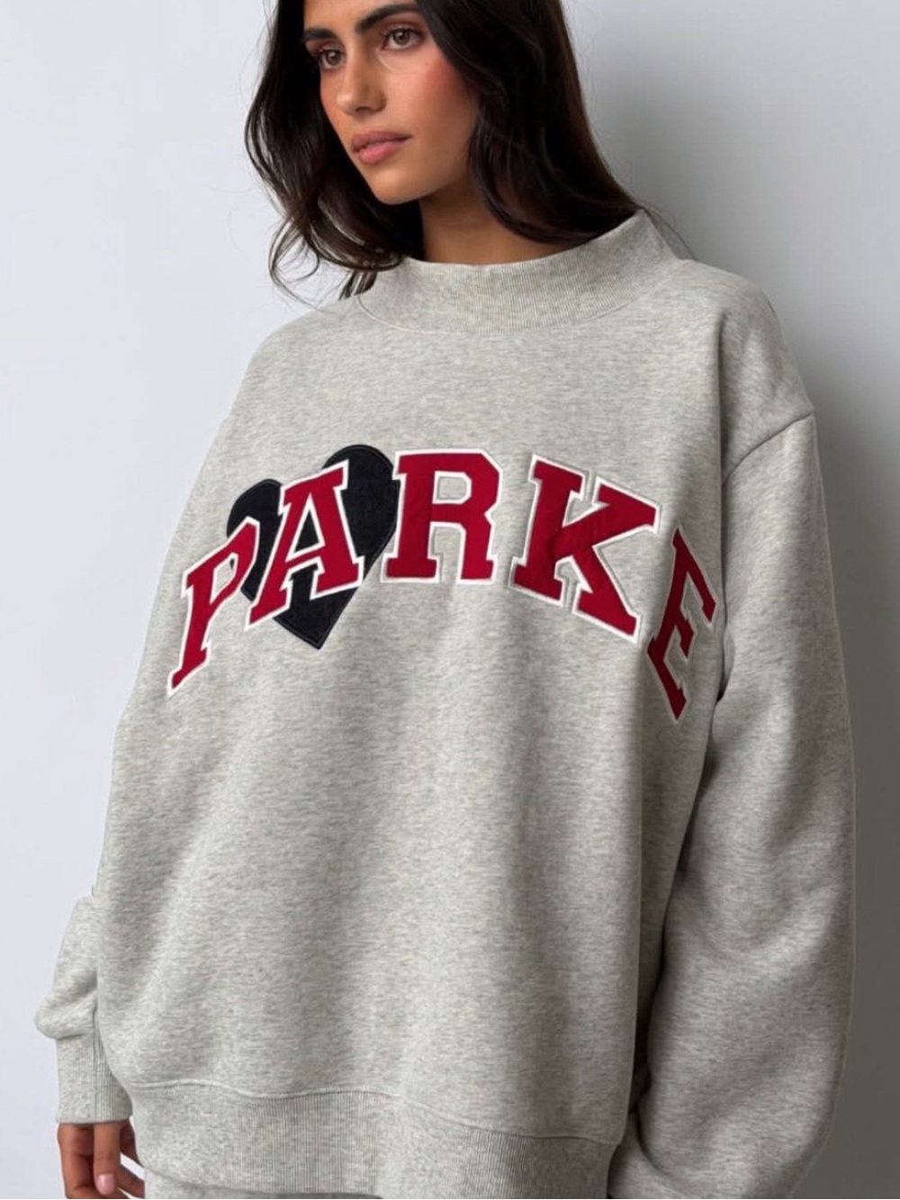 Parke Valentines Heart Mockneck